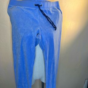 Juicy couture Zika pant with circle star logo in blue, size medium, EUC